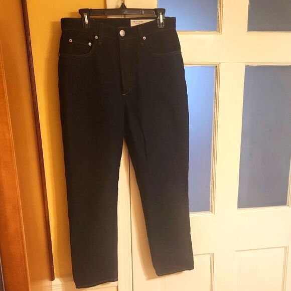 Rag & Bone Women's Straight Leg Jeans Dark Wash Size 29 US 8 - Picture 1 of 9